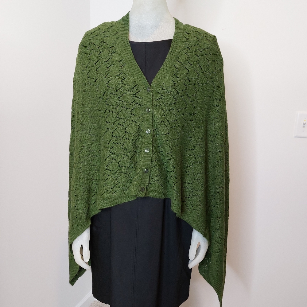 3 way convertible scarf/wrap/poncho, OS, Shopintution by Jaye Hersch